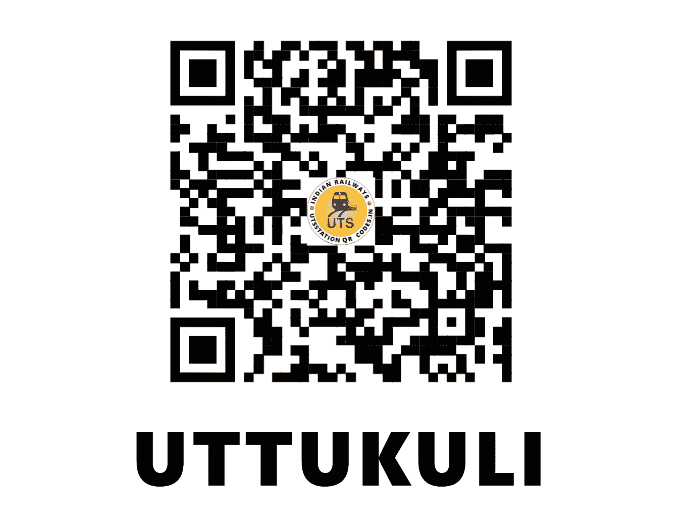 UTS QR Code for UTTUKULI - UKL (SR - TAMIL NADU)
